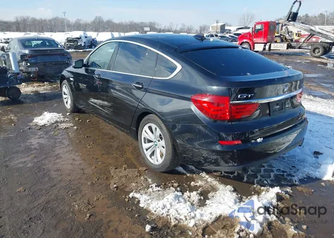 2013 BMW 535I Gran Turismo z USA, uszkodzony, nr VIN WBASN2C59DC203211